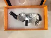 Crystal Elephant Oleg Cassini Paperweight NEW in Box
