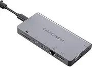 USB C Docking Station with Detachable USB-C Cable, CableCreation 9-in-1 USB C Dock to 4K HDMI,VGA, Ethernet,USB 3.0,SD/Micro SD and 100W PD Compatible for Steam Deck,MacBook Pro/Air 2020,iPad Pro2018