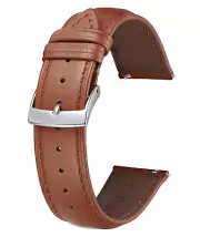 [BINLUN] Leather Watch Strap Quick Release Leather Watch Band Multiple Color Wat