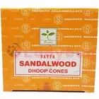 Incense Satya Cones Sandal Scents Smoke Fragrance Meditation Aroma
