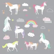 Unicorn Magic Peel and Stick Wall Decals