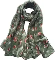 [COLLBATH] Merry Christmas Dad Christmas Scarf Santa Claus and Snowman Print Breathable and Comfortable Shawl
