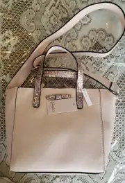 CANDIES BLUSH LIGHT PINK SATCHEL PURSE HANDBAG - NEW WITH TAGS