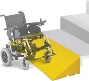 Rubber Threshold Ramp, 2" 3" 4" 5" Rise Rubber Curb Ramp with Non-Slip Surface, Heavy Duty Kerb Ramp for Wheelchair Driveway Scooters Stairs (Color : C, Size : 49x27x8cm)