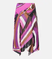 [Pucci] Pucci Iride midi skirt AU 8 multicoloured