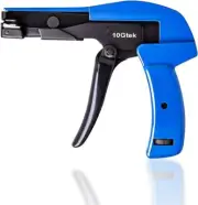 Industrial Zip Tie Gun Tension Fastening Tool: 1 Motion Tie & Cut Off Cable Ties