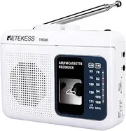 Retekess TR606 Cassette Player with Portable AM FM Radio Walkman Tape Player Recorder Support Standard 3.5mm Earphone Long Antenna