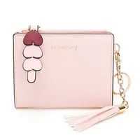 在飛比找樂天市場購物網優惠-PLAYBOY - 短夾附零錢袋 heart系列-粉色