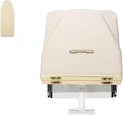NILZA Built in Ironing Board Folding Retractable Iron Board 180° Rotation, Wall Mounted Ironing Board for Drawers, Wardrobes & Small Spaces, Pull Out Iron Table (Color : Beige)