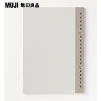 在飛比找蝦皮購物優惠-書型可撕活頁紙 5mm 方格 MUJI 無印良品  20孔 