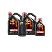 11L Motul 8100 X-MAX 0W40 WIX Filter Motor Oil Change Kit API SN For Dodge Ram