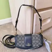 NWT Coach Andrea Small Shoulder Bag In Signature Jacquard CU985