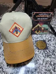 Minecraft Snapback Hat Cap For Youth OSFM Color Embroidered Patches And Token