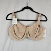 Chantelle Size 38FF / 16FF Minimizer Moulded Bra C18910-OWU Nude BNWT