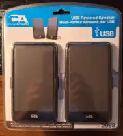 Cyber Acoustics USB Powered Speaker System - CA2988 - NEW