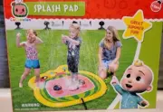 Cocomelon Splash Pad, Outdoor Play Mat, Sprinkler for Kids and Baby