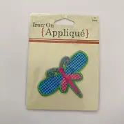 Horizon American Dragonfly Embroidered Sew Iron On Applique Patch