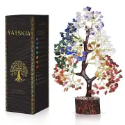 YATSKIA 7 Chakra Tree of Life Crystals and Healing Stones Birthday Gifts for ...