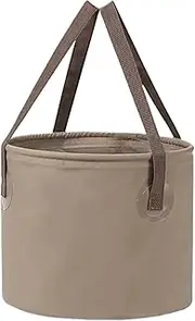 Folding Bucket with Handle, Folding Bucket​, Camping Bucket, Waterproof Material, Portable and Lightweight, 31x31x27cm, for Outdoor Travel Fishing Gardening Pet Cleaning Beach