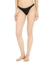 Volcom L113552 Womens Black Simply Solid Skimpy Bikini Bottoms Size Medium