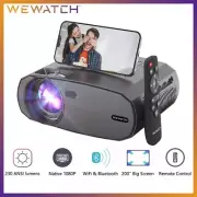 WEWATCH V50 Portable 5G WIFI Projector Mini Smart Real 1080P Full HD Movie
