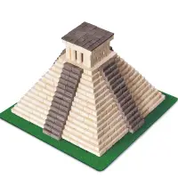 在飛比找博客來優惠-【Wise Elk】天然陶瓷磚建築套裝-瑪雅金字塔 750片