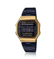 Casio Retro Vintage Series Digital Unisex Watch A168WEGB-1B - Classic Black and