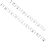 CIMAXIC 2pcs 88-Key Piano Keyboard Sticker Set Beginner Decal Music Keyboard Piano Sticker Easy Learning Tool