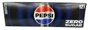 Pepsi Zero Sugar Cola Soda Pop 12 pack