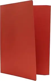 Legal Filing - Ref 713555 Gemini Pocket Spring Files/Folders, Metal Spring Mechanism, Box of 25, Made from 315gsm Strong Recycled Manilla, Will Hold A4 & Foolscap Documents, 35 x 24 cm in Size, Red