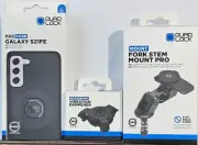 QUAD LOCK KIT GALAXY S21FE MAG Case, Dampener, FORK STEM Mount Pro *EXPRESS*