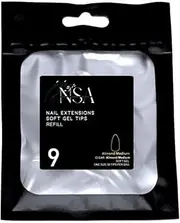 Soft Gel Tips Individual Refill Sizes 50pcs - Almond