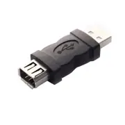 Firewire Ieee 1394 6-pin Female to USB2.0 Converter Computer Cable Connector