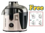 Morphy Richards Juicer White & Black 640129 Home Purpose Juicer 500 Watts