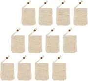 FOYTOKI 14Pcs Exfoliating Soap Saver Bags Portable Mesh Soap Pouch for Home Travel Foaming for Lightweight Shower Accessory