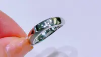 在飛比找Yahoo!奇摩拍賣優惠-99957 大千典精品 秦老闆 流當品 天然鑽石戒指 鑽戒 
