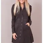 PRAIRIE UNDERGROUND ~ NWT ~ XS ~ Long Cloak Hoodie Coat Jacket ~ Brown