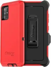 Red Black Case For Samsung Galaxy A32 5G OtterBox Defender Case with Holster