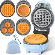 Mini gofrera 4 en 1 con platos extraíbles