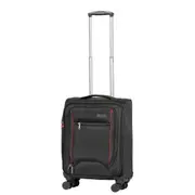 Volair Forte 4 Softside Small / Cabin 55 cm Spinner Suitcase Black