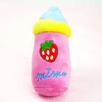 在飛比找momo購物網優惠-【Nikki飾品&玩具】寵物絨毛玩具-草莓奶瓶-粉色1個