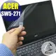 【EZstick】ACER Switch 12 SW5-271 專用 靜電式平板LCD液晶螢幕貼 (可選鏡面)