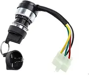 Ignition Key Switches Universally for Motorcycle Dune Buggy ATV Parts 5 Wire 5 Pin Ignition Key Waterproof 4 Stroke Switch Start Lock with 2 Keys Ignition Barrel Key Switch