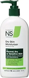 Plunkett's NS Dry Skin Moisturiser 250ml – Natural, Petroleum-Free Formula for Superior Moisturisation. Ideal for Dry, Sensitive & Problem Skin. Recommended for Eczema, Diabetes, and Lymphoedema Care