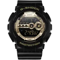 在飛比找Coupang 酷澎優惠-G-Shock 男士大臉黑金聚氨酯手錶 GD-100GB-1