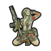 TACTICAL GIRL #1 Yakuza Ukrainian Morale Patch MILITARY PVC. Inspired by JAPAN.