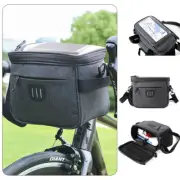Waterproof Bike Handlebar Bag Bicycle Front Basket Cycling Organiser Outdoor