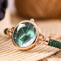 在飛比找Yahoo!奇摩拍賣優惠-新款手錶女 百搭手錶女金米歐/KIMIO女士手錶韓國小錶盤石