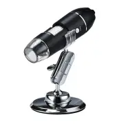 3 in 1 1600X Digital Microscope Camera Type-C USB Portable High Resolution LED Magnifier for Soldering and Cell Phone Re