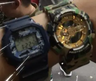 G-SHOCK X A BATHING APE®聯名錶款GA-110APE-5A 手錶